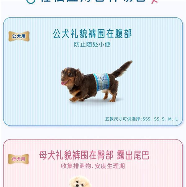 佳乐滋 礼貌裤母犬用S粉 36片