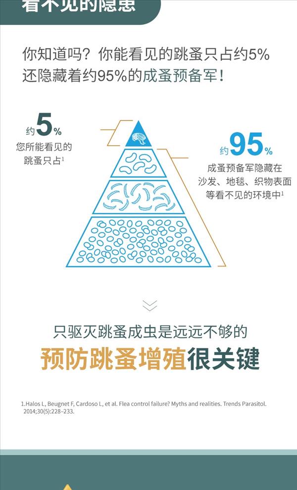 维克 爱普多 非泼罗尼吡丙醚滴剂（猫用0.5ml）2支装 2024/1/1到期 体外驱虫 驱跳蚤蜱虫