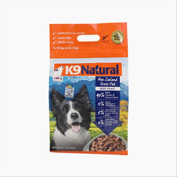 K9 Natural 冷冻干燥牛肉全犬粮 1.8kg 90%肉含量 新西兰进口