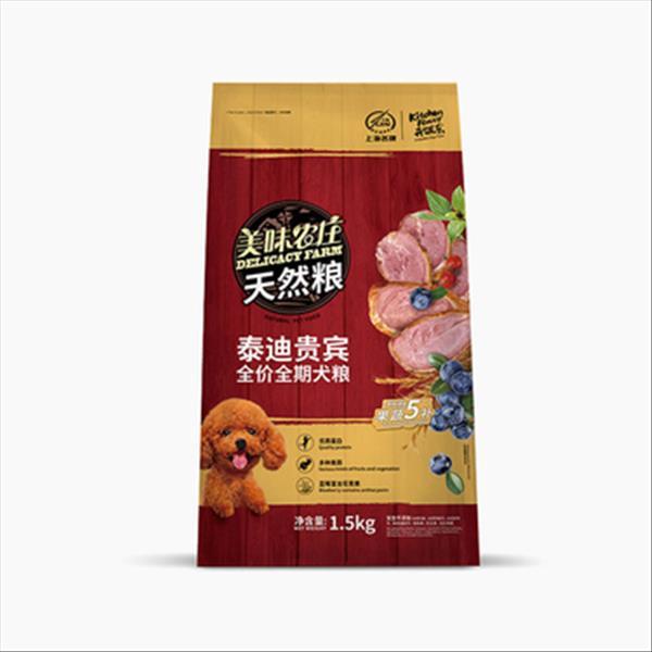 开饭乐 美味农庄泰迪贵宾全期犬粮 1.5kg