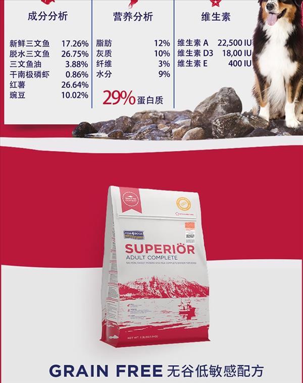 海洋之星 Fish4Dogs臻越成犬粮小颗粒 1.5kg 比利时进口