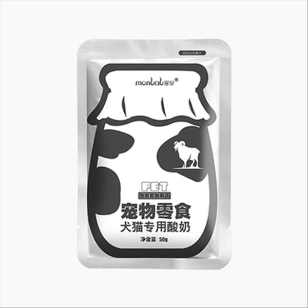 蒙贝 宠物零食酸奶 50g 犬猫通用*6