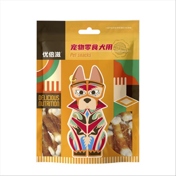 优倍滋 宠物零食犬用鸡肉绕钙骨 150g