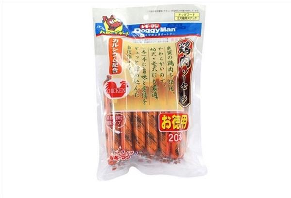 日本多格漫Doggyman 鸡肉火腿肠20根装300g 训练 奖励 狗零食