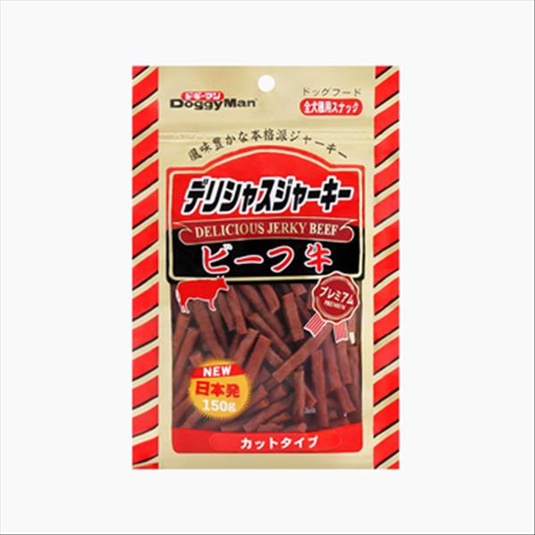 日本多格漫Doggyman 特制优健小口牛肉条150g 训练 奖励狗零食