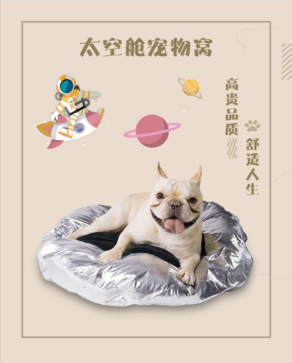 瑞恩Ryan&dog 外太空星球猫狗通用窝 防水可脱卸