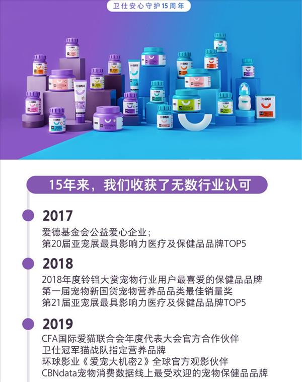 卫仕 猫尿通 低聚壳聚糖片 200片 维护泌尿道健康