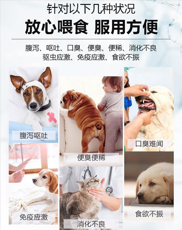 小宠EHD 犬猫肠胃宝益生菌 5g*10包 调理肠胃促消化