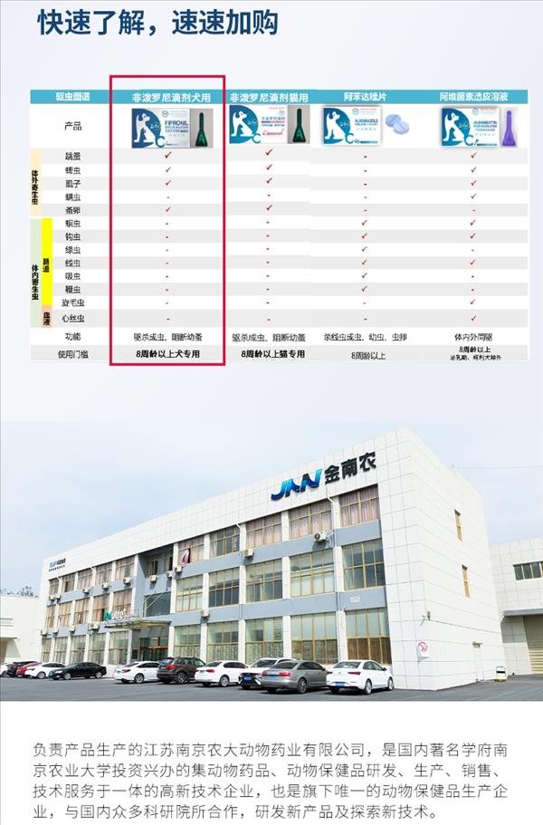 D-cat多克 非泼罗尼滴剂 体外驱虫 适用于10kg以下 0.67ml*1支 犬用驱虫