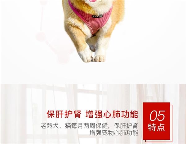 爱迪森 猫狗宠物赐能素提高免疫力抗犬瘟病毒（黄芪多糖口服液）15ml*2支