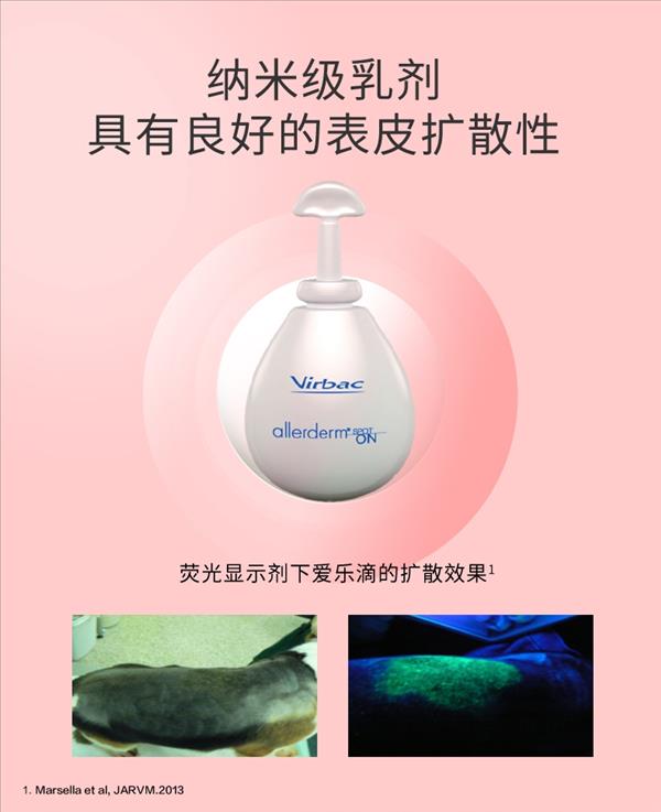 法国维克Virbac 爱乐滴 犬猫皮肤病滴剂  >10kg适用 4ml*6支装 猫癣皮肤病修复 2022/5/1到期 法国进口