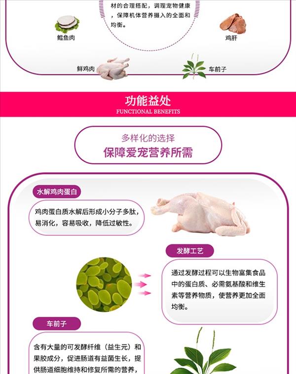 玫斯 发酵生鲜肠道护理全猫粮1.36kg 45%鲜肉添加