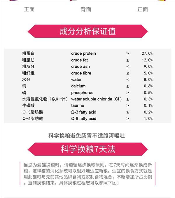 玫斯 无谷生鲜室内猫全价成年期猫粮 2kg 45%生鲜 无化学添加