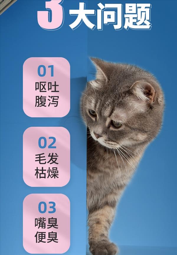 顽皮 Happy100U畅全价成猫粮 2kg