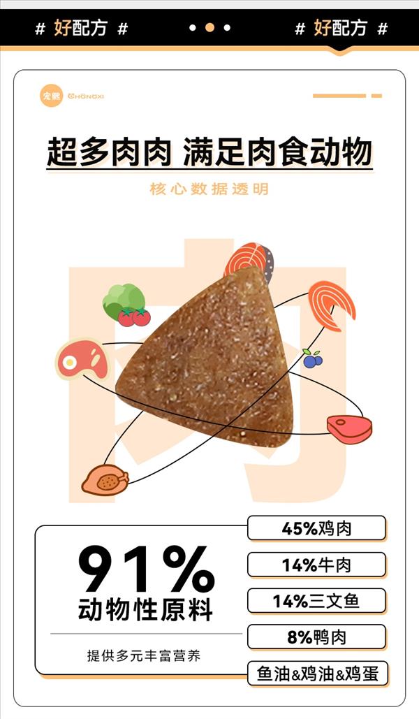 宠熙 全阶段全价猫粮 1.5kg