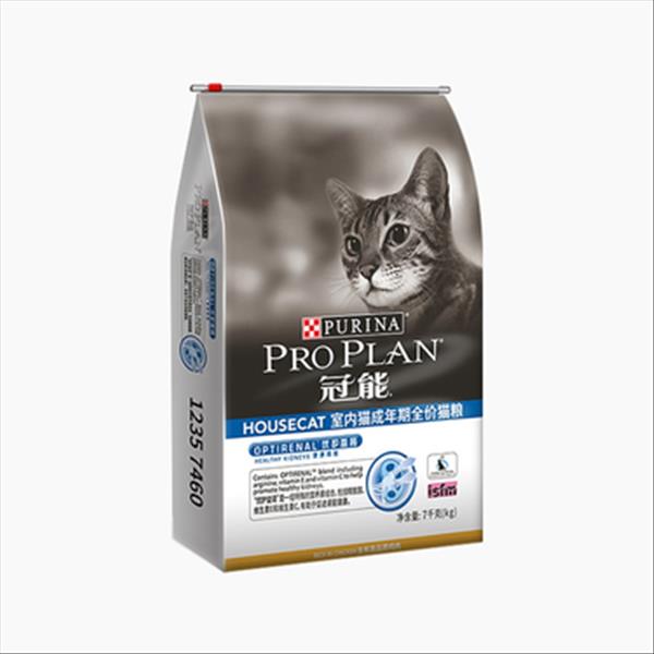 冠能Proplan 去毛球室内成猫粮 7kg 36%粗蛋白质