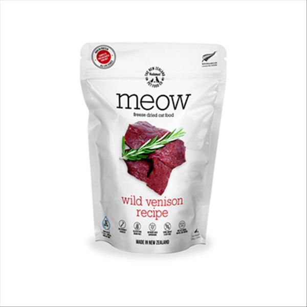 Meow 主食冻干猫粮 鹿肉 280g 97%肉含量 新西兰进口