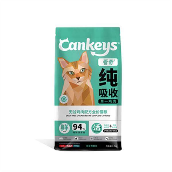 看奇Cankeys 无谷鸡肉配方全价猫粮 1.5kg