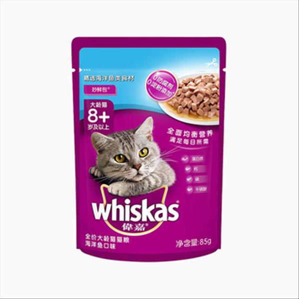 伟嘉 深海鲜鱼大龄猫妙鲜包 85g