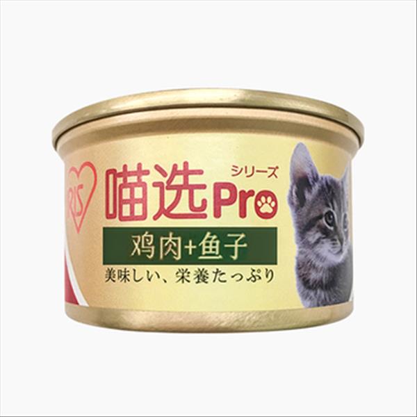 爱丽思Iris 猫选鸡肉+鱼子猫罐头 80g 猫湿粮