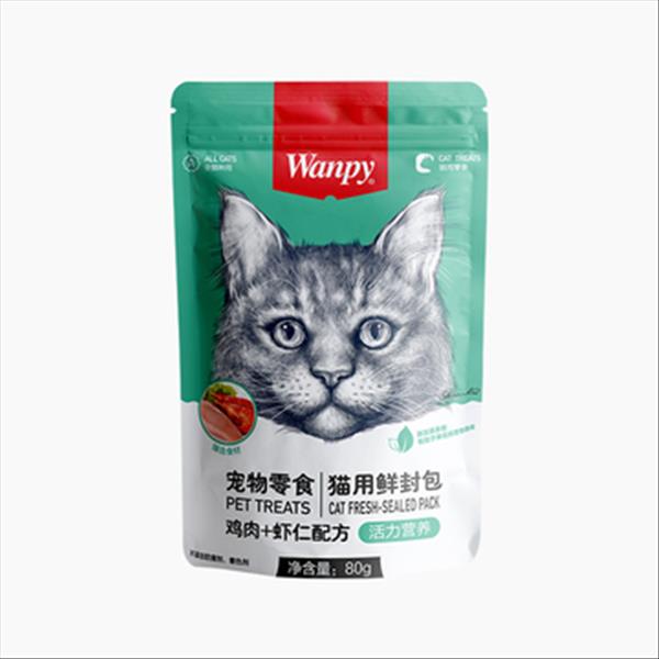 顽皮Wanpy 鸡肉虾仁鲜封包猫湿粮 80g